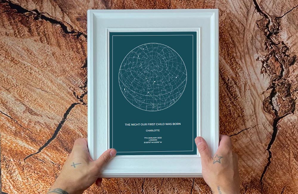 Mystarmap is the perfect gift idea to remember the stars the night we met